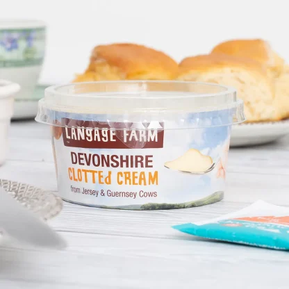 Pot of Langage Farm Devonshire Clotted Cream from Jersey and Guernsey cows